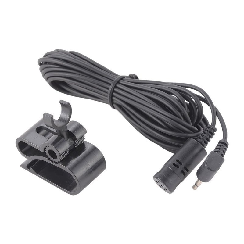 Alphasonik Universal for Pioneer Replacement Bluetooth Microphone Mic 2.5mm Jack Long Cable Assembly for All Pioneer Bluetooth Enabled Car Stereo CD DVD Player Radio Navigation BT with Clip Mount - By Alphasonik - Image 2